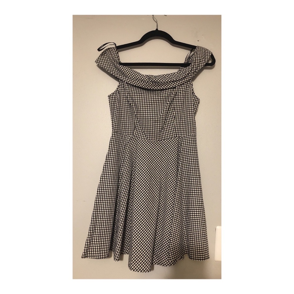 Black and white dress